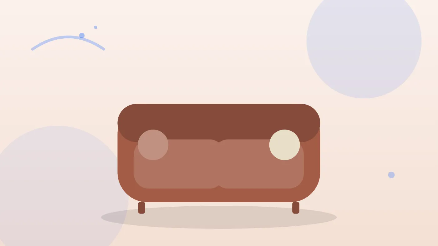 Sofá cuddle: opções fundas para duas pessoas